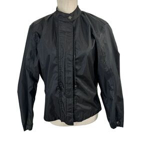 Joe‎ Rocket Jacket Womens S Black Moto Biker Windbreaker Racer Utility Rugged